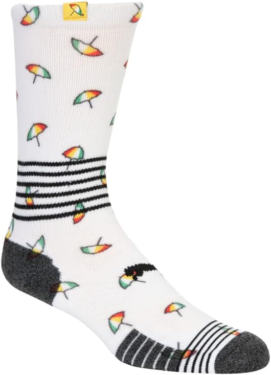 Puma Golf 2022 Unisex X Ap Crew Sock (Unisex, Bright White-Ap Multi, 14-16)