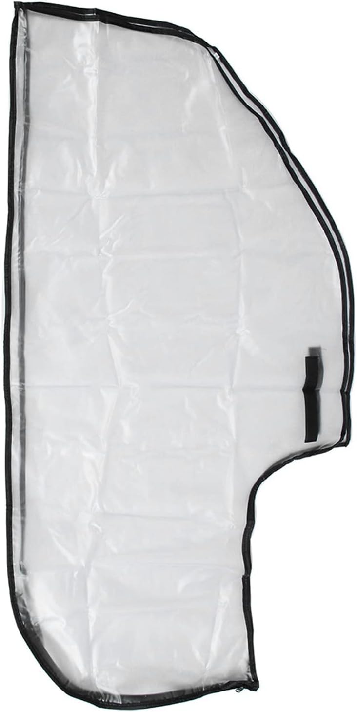 Qiilu Golf Bag Rain Cover Waterproof Golf Bag Covers for Rain Transparent PVC Transparent Practical Rainproof Waterproof Dustproof Golf Bag Cover