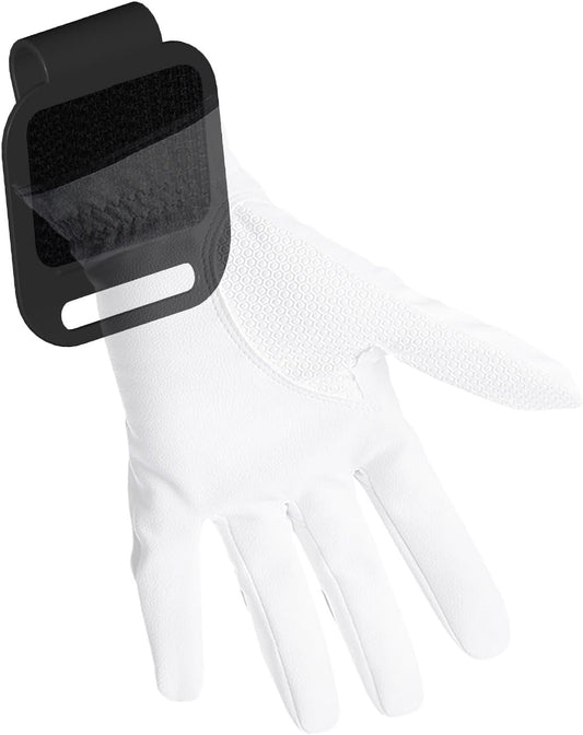 Golf Glove Holder with Adhesive, Sticky Golf Glove Grabber Holder for Golf Bag, Hook and Loop Money Clip, Golf Accessory for Men and Women, On Course Golf Accessories for Carrying Golf Gloves