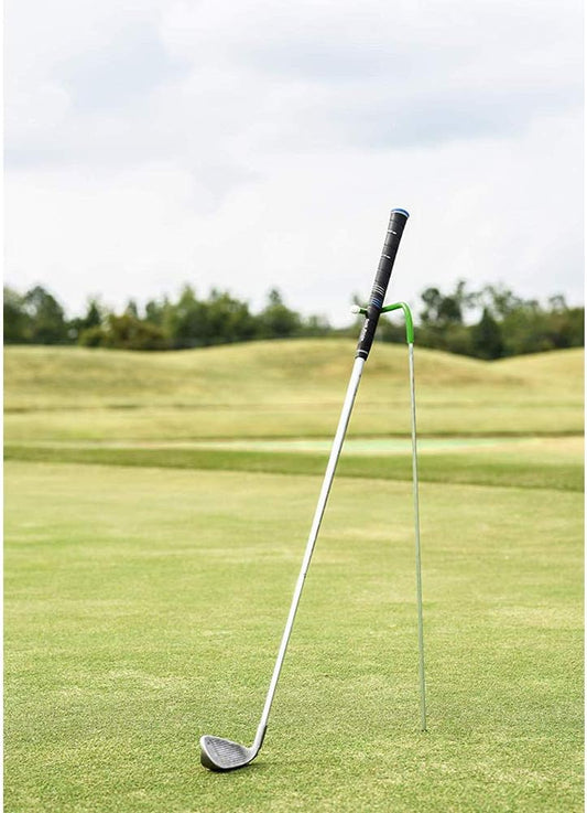 V-Shaped Golf Club Stand Keeps Your Clubs Clean, Dry & Visible, V-Stick Club Stand Made of Highly Durable Stainless Steel - Easy to Carry Golf Club Holder