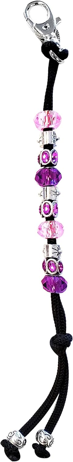 Navika Pink & Purple Crystal Bead Golf Stroke/Score Counter