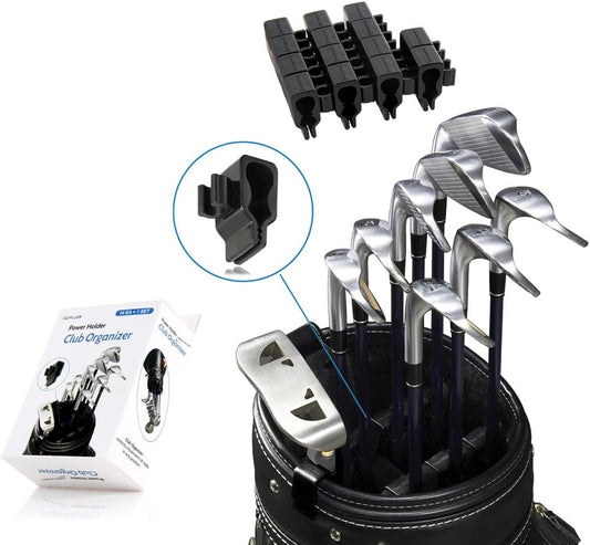 Golf Club Organizers 14pcs 1set Clip Power Holder to Protect Iron Putter on Bag by i & Plus