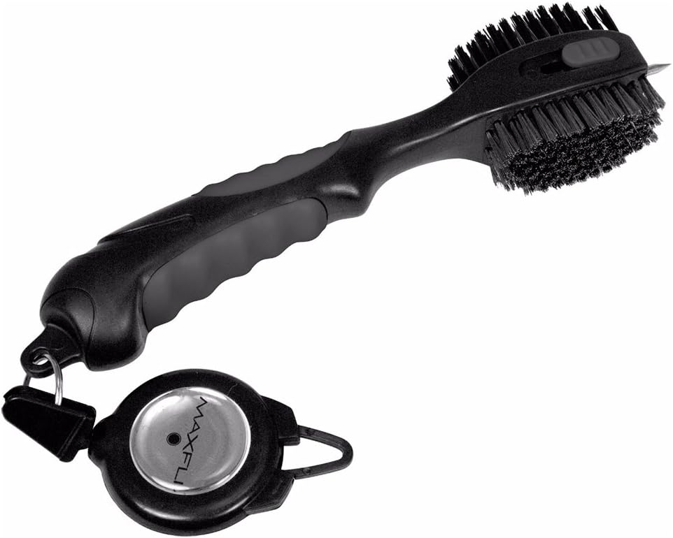 Maxfli Golf Performance Series Groover Brush with Retractable Clip