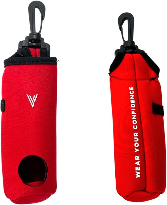 Sports Three Balls Golf Tee Holder Golf Ball Carry Bag Pouch Golf Ball Holder Keychain Belt Clip Golf Gifts Accessories Birthday