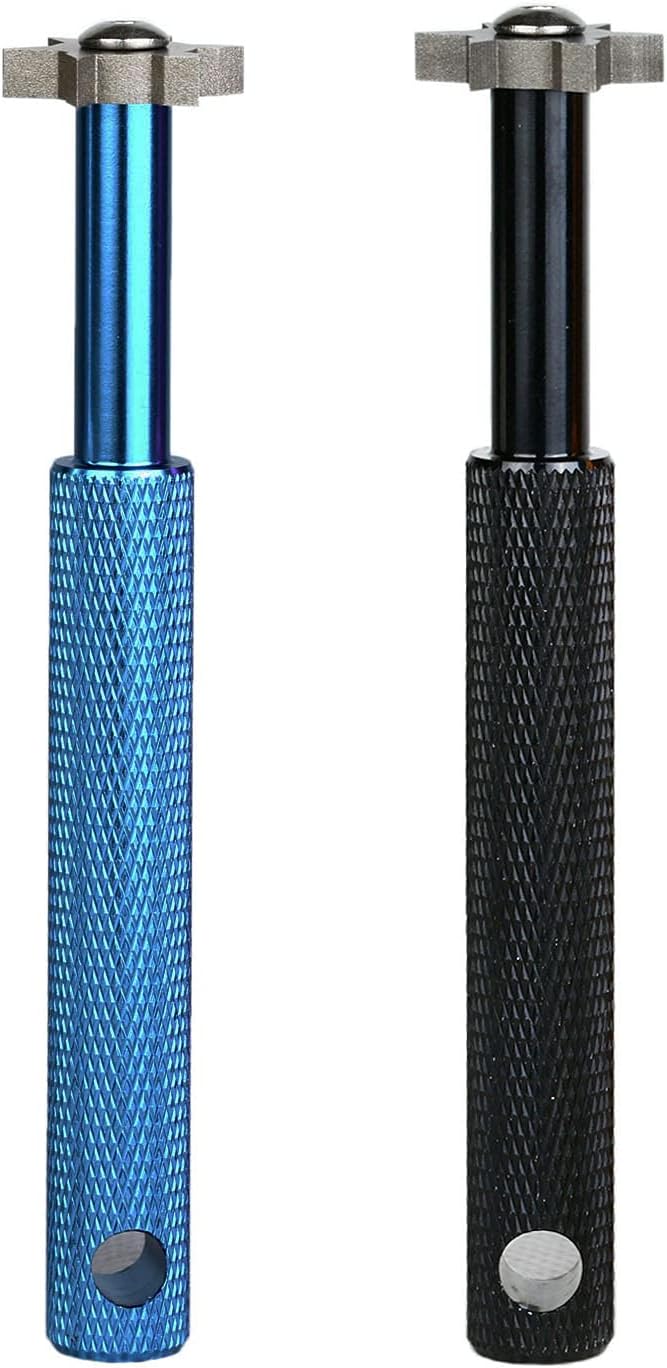 Sword &Shield sports Golf Club Groove Sharpener Tool Golf Club Re-Grooving Cleaning Tool 6-Tip for Optimal Backspin and Ball Control with Wedges and Utility Clubs