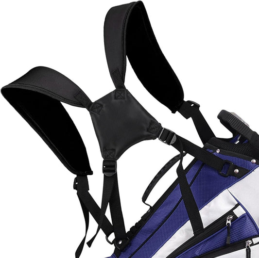 Golf Backpack Nylon Straps Replacement Adjustable Golf Double Shoulder Bag Straps Outdoor Golf Bag Accessories Golf Bag Shoulder Straps Waterproof