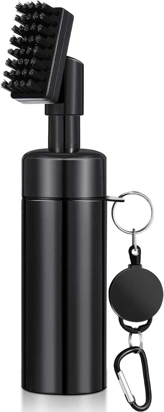 Golf Club Cleaner Brush, Water Spray Golf Cleaner Tool, Retractable Golf Cleaner Accessories with 4 oz of Bottle