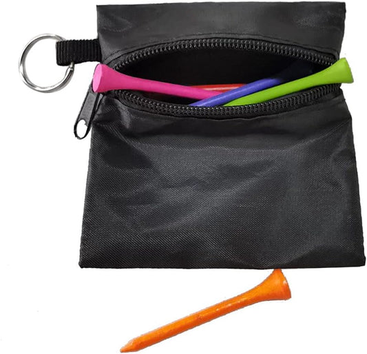 Golf Tee Ball Holder Pouch Bag for Tee,Mask,Golf Mark Pack of 5