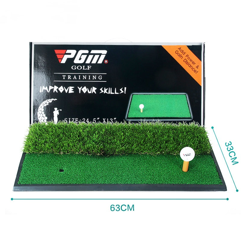 Turf Practice Mat For Driving Hitting Chipping Artificial Grass Backyard - Blue Force Sports