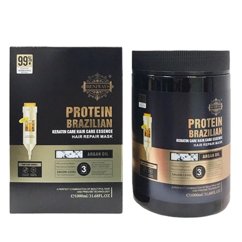 Heniways Protein Brazilian Keratin Hair Care Essence Hair Repair Mask 1000ml