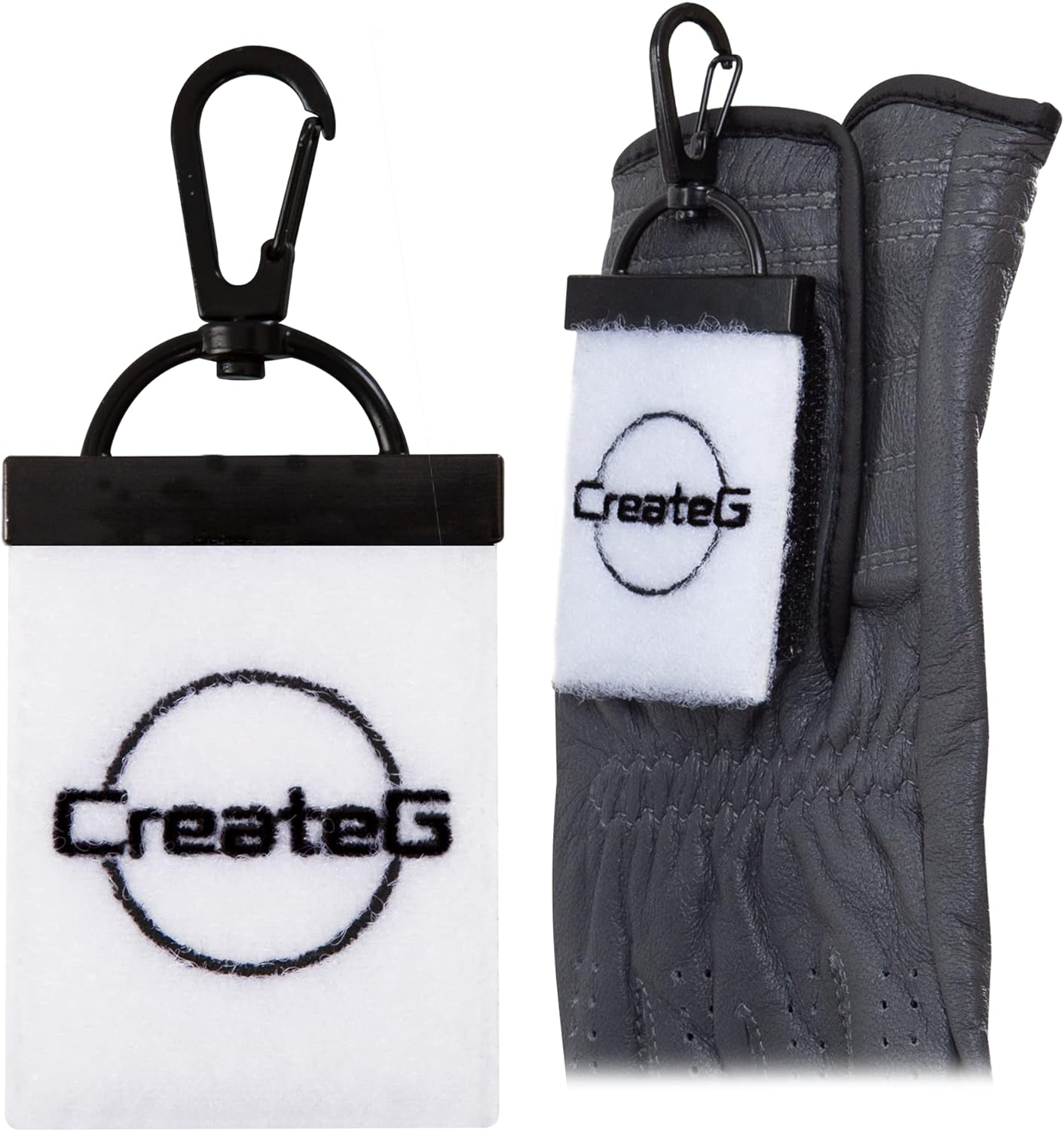 Golf Glove Holder 2 PC - Not to The Pocket, But to The Waist - Both Sides Velcro Loop Holder Grabber Keeper - On Course Golf Accessories - Golf Gifts…