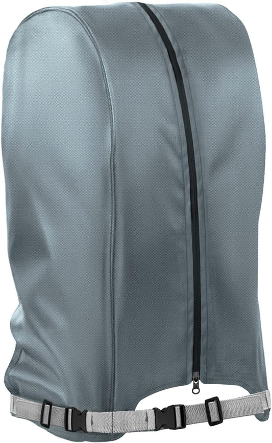 Golf Bag Rain Cover 600D Heavy-Duty Oxford Cloth with Waterproof Zipper Golf Bag Covers-Grey