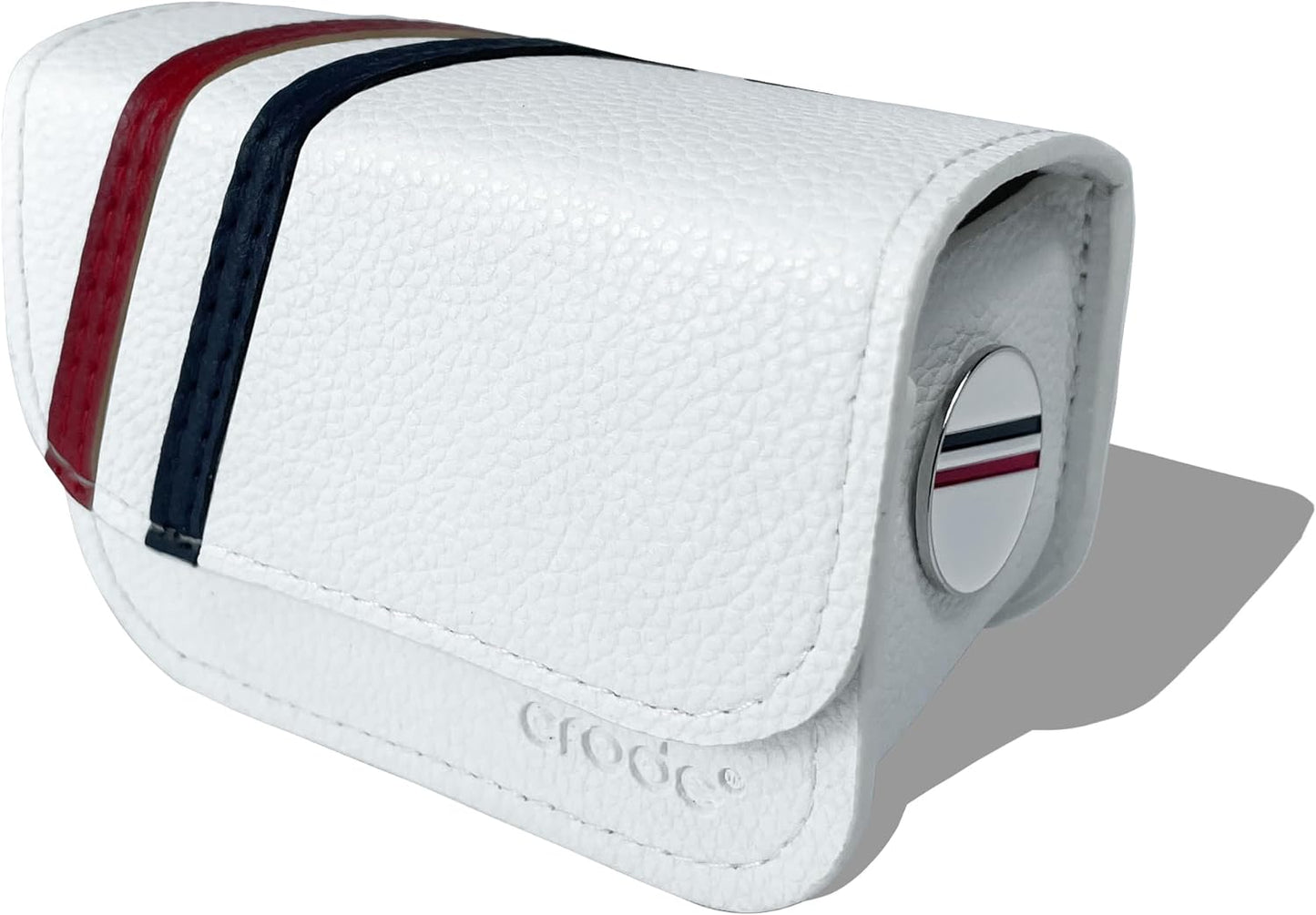 CRODE Golf Ball Bag and Tee Holder with Ball Marker, 3-in-one Golf Accessory Pouch