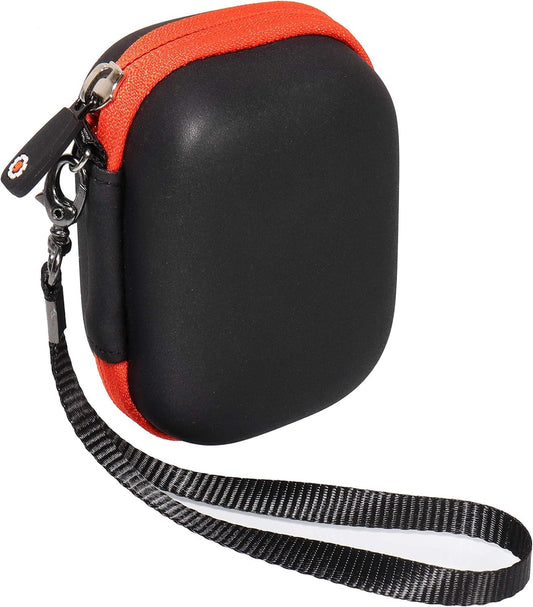 GETGEAR Protective case for FlightScope Mevo-Portable Personal Launch Monitor for Golf, mesh Accessories Pocket for Cable, Convenient Carabiner