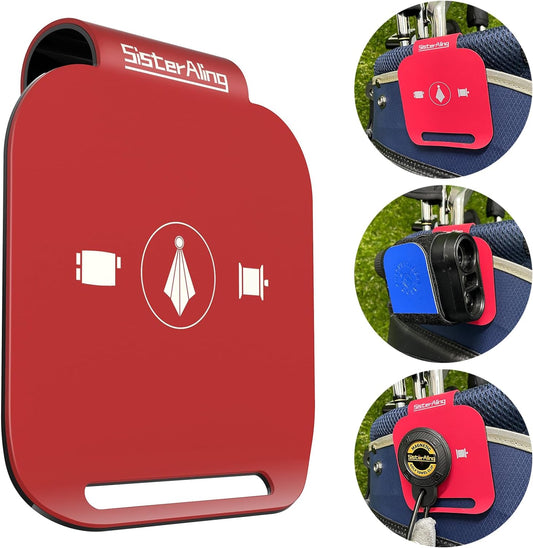 Golf Bag Metal Landing Pads for Magnetic Golf Towel,Golf Rangefinder,Golf Flask,Golf Speaker- Quick Access to Magnetic Golf Equipment and Accessories-Golf Gift -US Patent