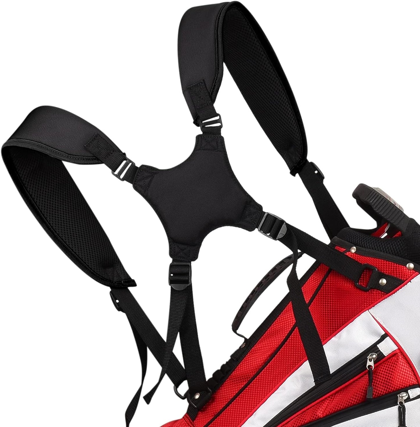Golf Bag Strap Replacement Comfort Double Shoulder Adjustable Strap Padded Golf Carrying Bag Strap