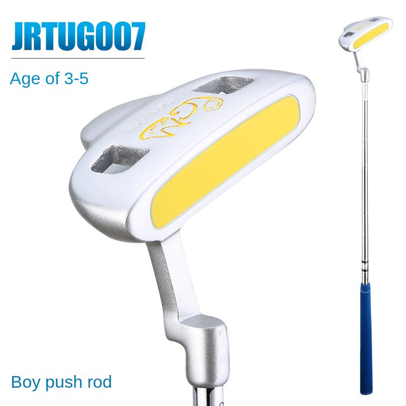 Golf Children Start To Learn The Cue Club - Blue Force Sports