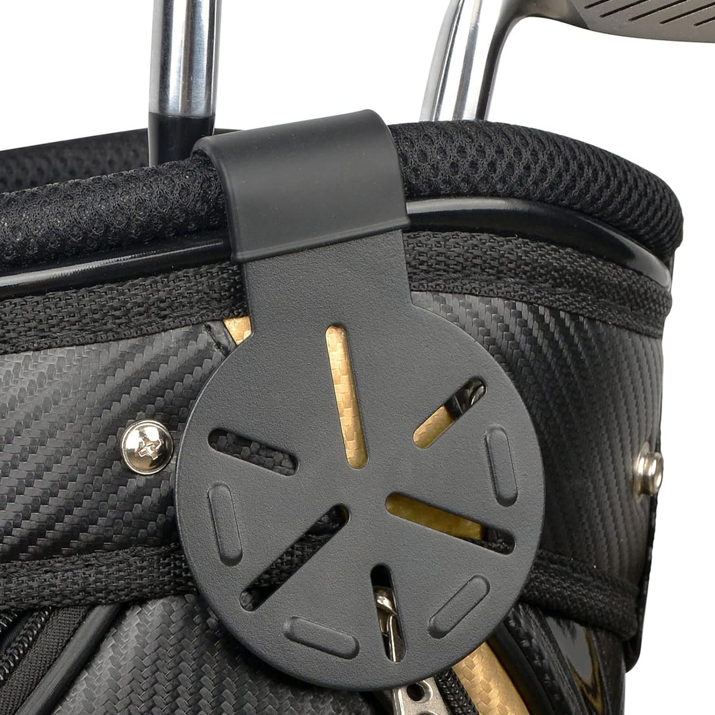 iGuerburn Metal Landing Pads for Golf Bags, Magnetic Golf Bag Accessories for Men with Soft Rubber