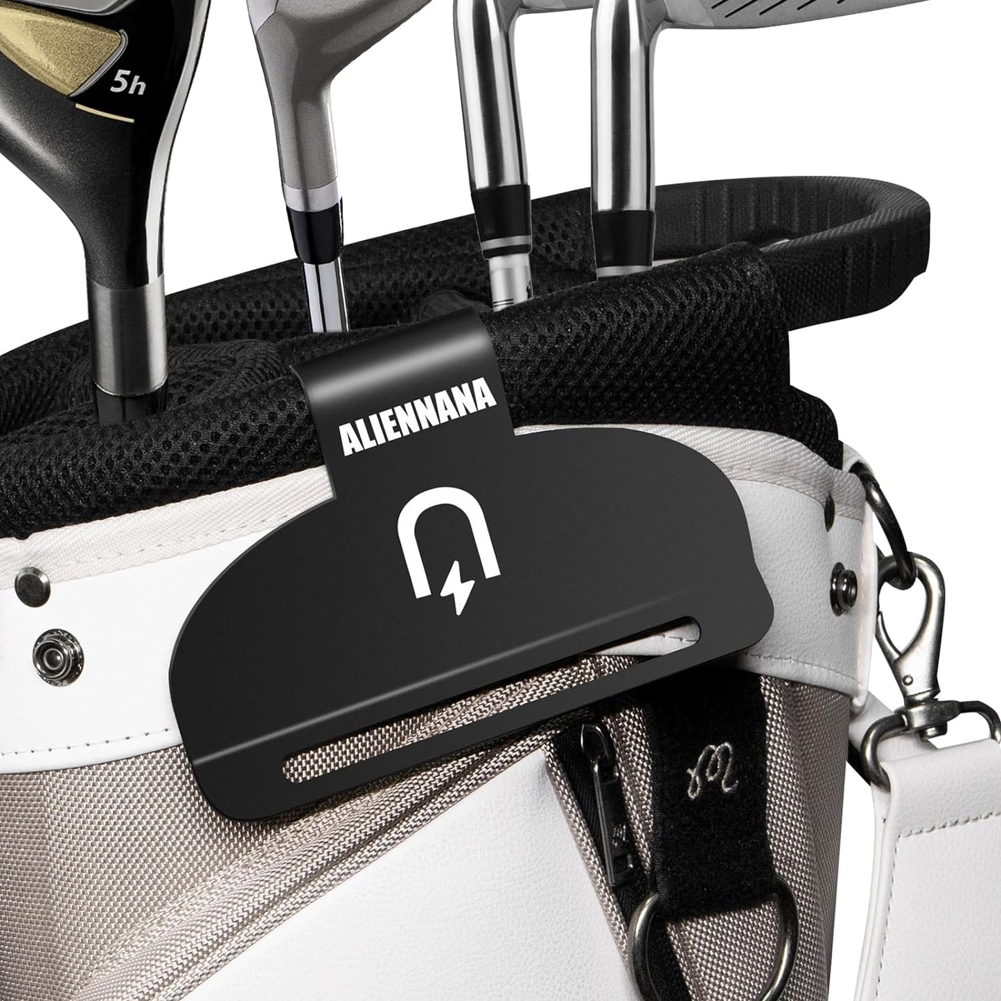 Magnetic Golf Bag Landing Pad for Magnetic Golf Gear & Accessories - Golf Towel, Golf Rangefinder, Golf Speaker-with Convenient Positioning on Your Golf Bag