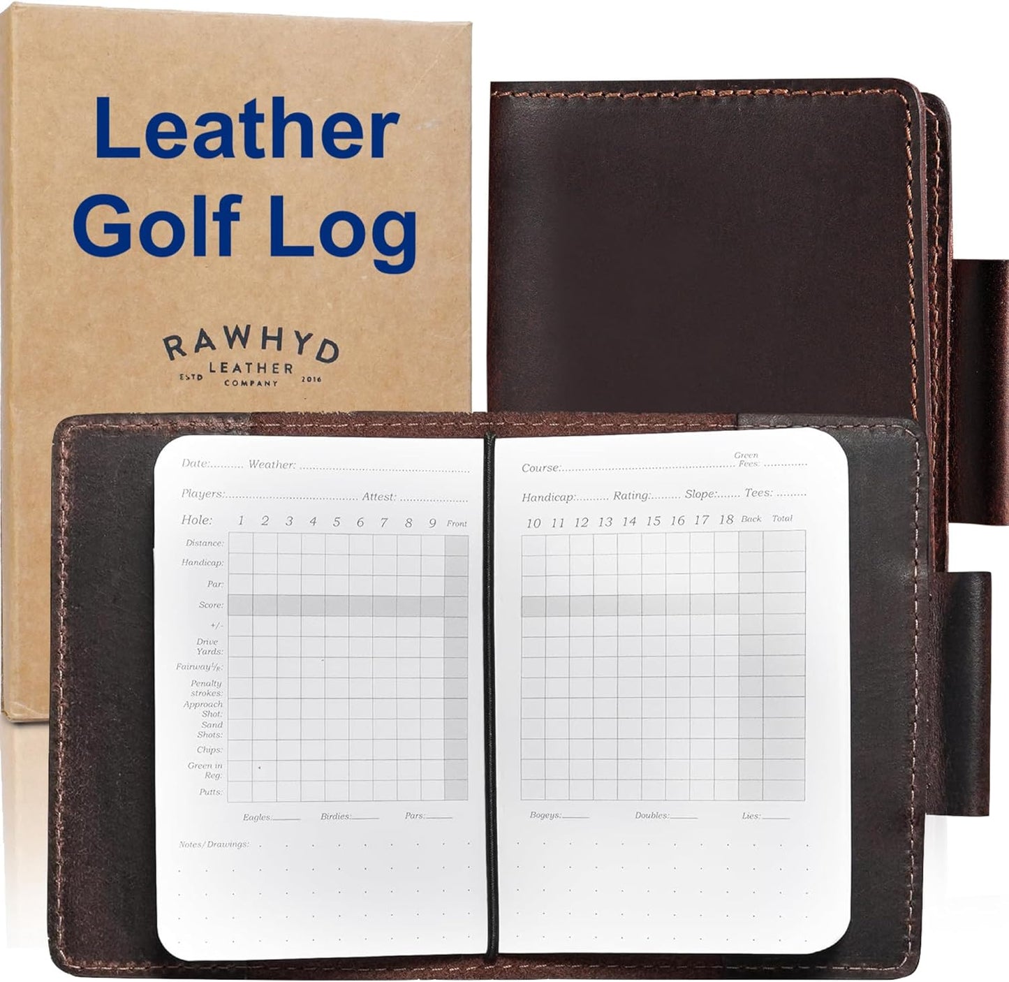 RAW HYD Refillable Golf Scorecard Holder