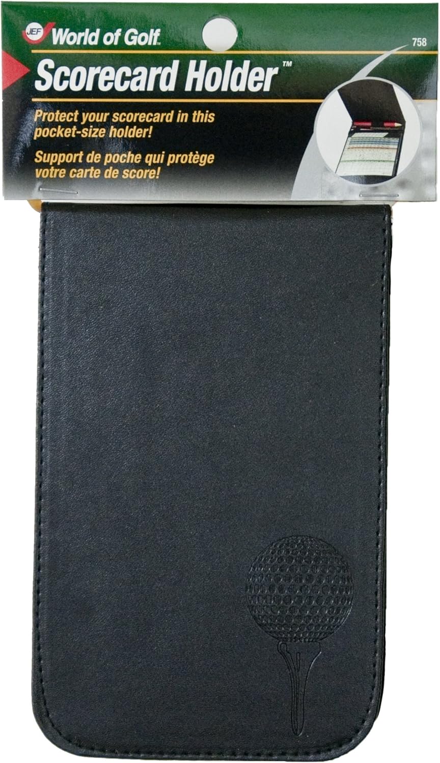 Jef World of Golf Gifts and Gallery, Inc. Scorecard Holder (Black)
