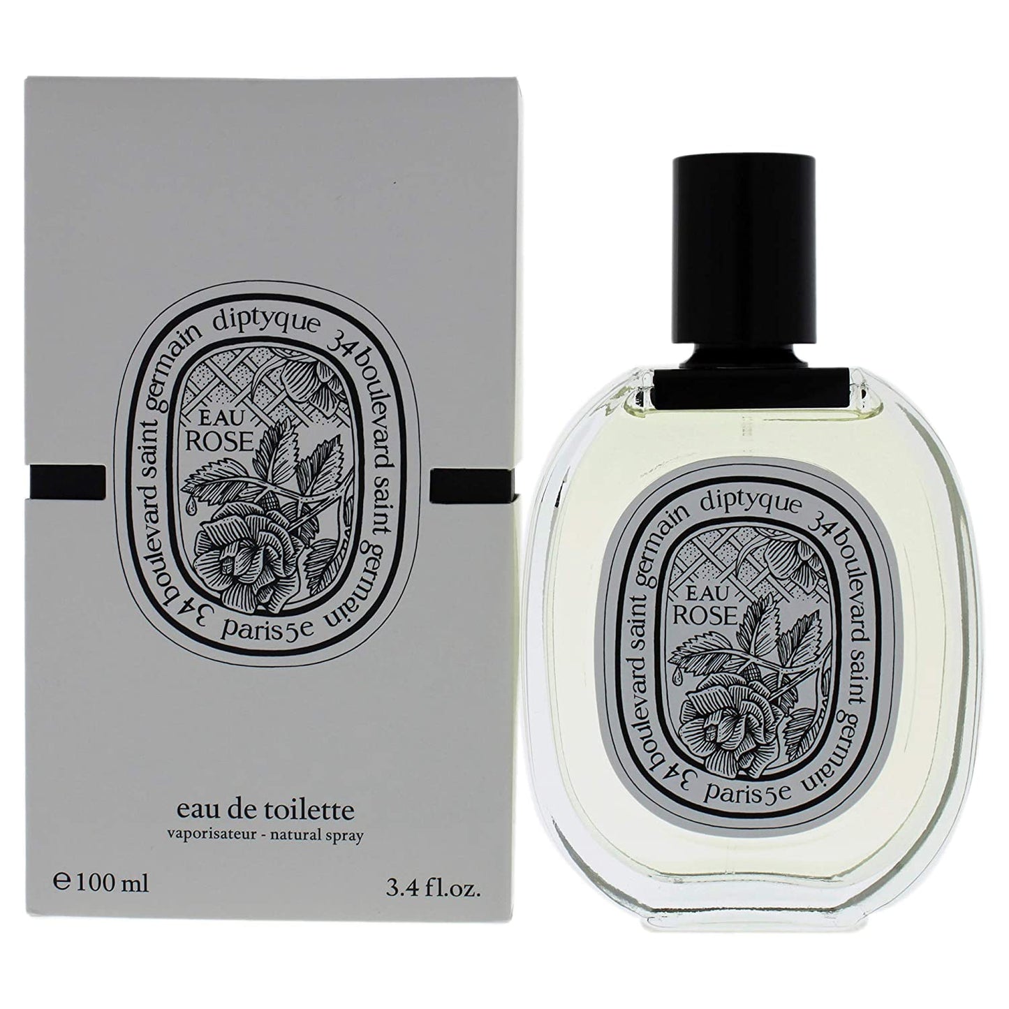 Diptyque Eau Rose Eau de Toilette 3.4 Oz
