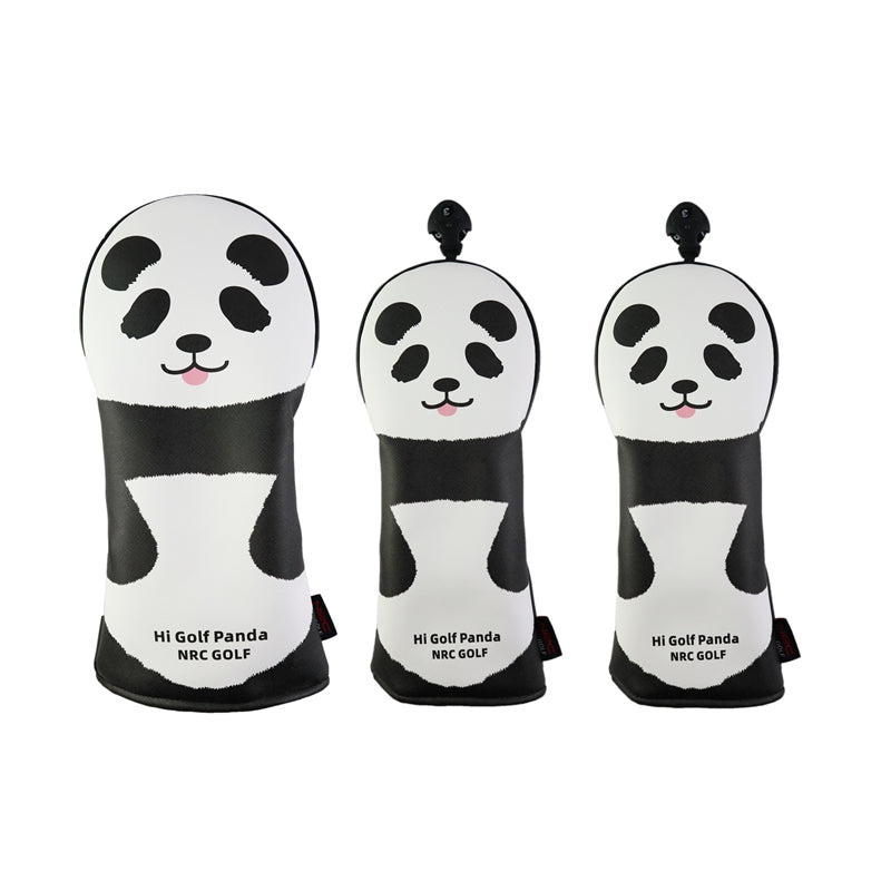 Golf Wood Cover Panda Cartoon Protective Cover - Blue Force Sports