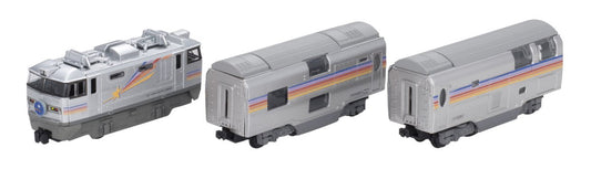 BANDAI - B-Train Shorty Sleeping Express 'Cassiopeia' Set A 3 Cars Set - N Scale