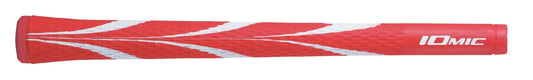 IOMIC Art Grip series Sticky Opus3 2.3 Backline Coral Red x White Made in Japan