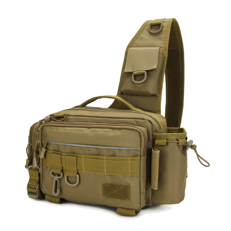 Brown Crossbody Tackle Bag