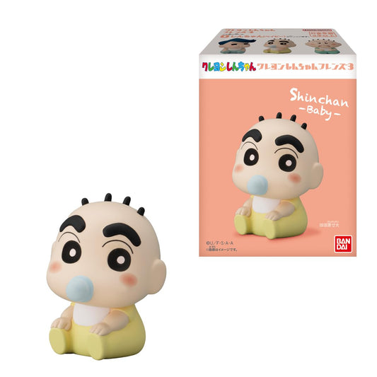 Bandai Crayon Shin-Chan Friends 3 12-Piece Candy Toy Box From Japan