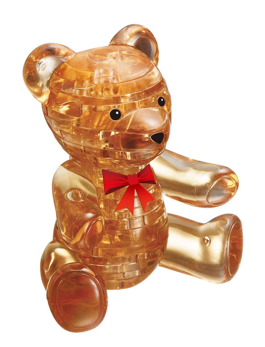 Beverly Crystal Puzzle Teddy Bear Brown 50119 Japanese 3D Puzzle Block Toys
