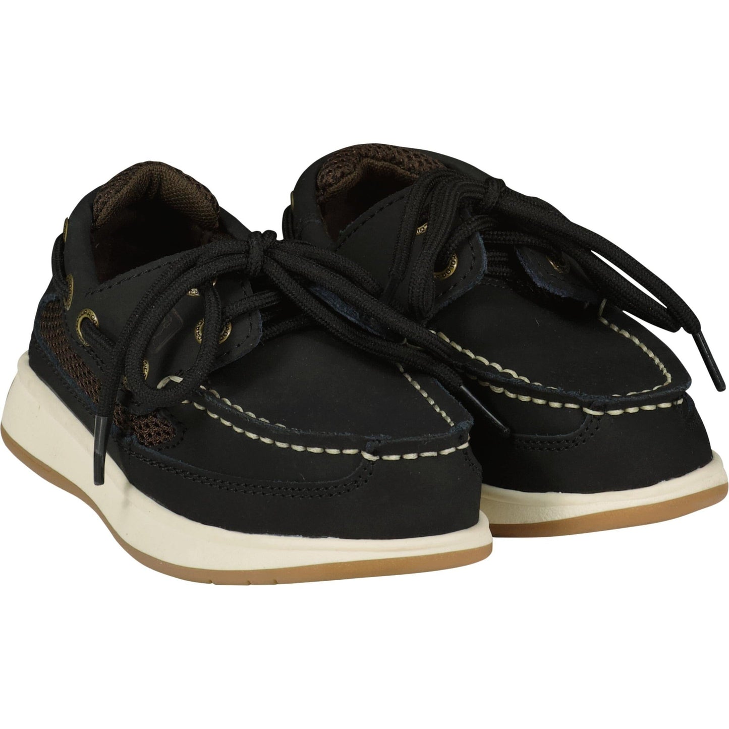 Me & Henry Hampton Leather Boat Shoes Navy