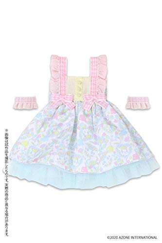 Kikipop! Mushroom Planet X Peropero Spa ~ Cruz Pop&N One Piece Set Pink X Yellow (For Doll)