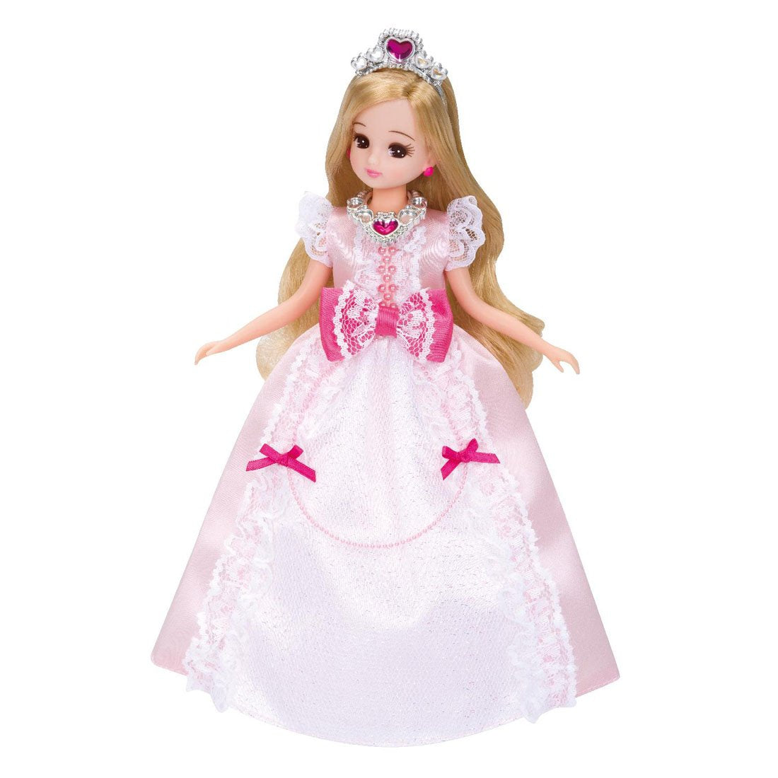 TAKARA TOMY Licca Doll Lw-12 Princess Pink Ribbon Dress 888178 <Doll Not Included>