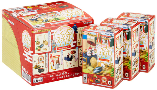 RE-MENT 505954 Oedo Japonisme 1 Box 6 Pcs. Set