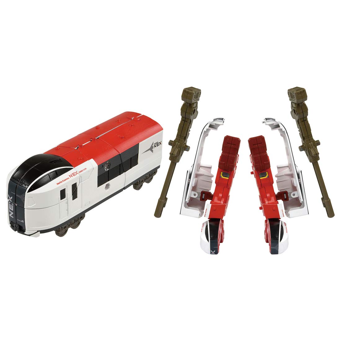 Takara Tomy Pla-Rail Shinkansen Transformation Robot Zailiner E259 Nex Japanese Robot Train