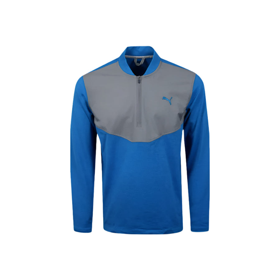 Puma Men's CLOUDSPUN Stlth 1/4 Zip Star Sapphire Heather