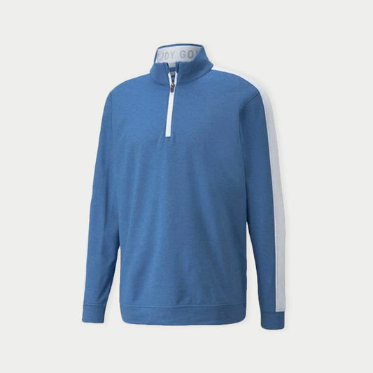 Puma Men's CLOUDSPUN T7 1/4 Zip Federal Blue