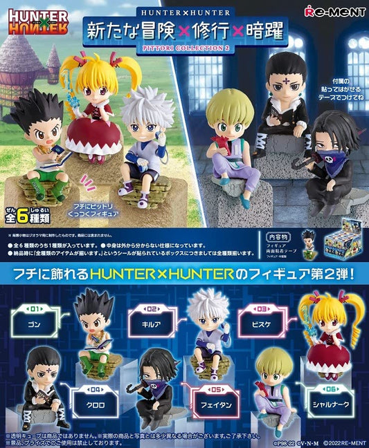 RE-MENT  Hunter X Hunter New Adventure X Training X Behind The Scenes 6Pcs Box