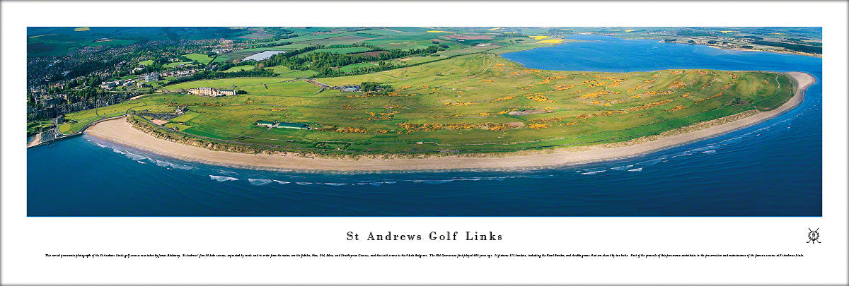 St Andrews Links Inland Golf Aerial Panoramic Picture