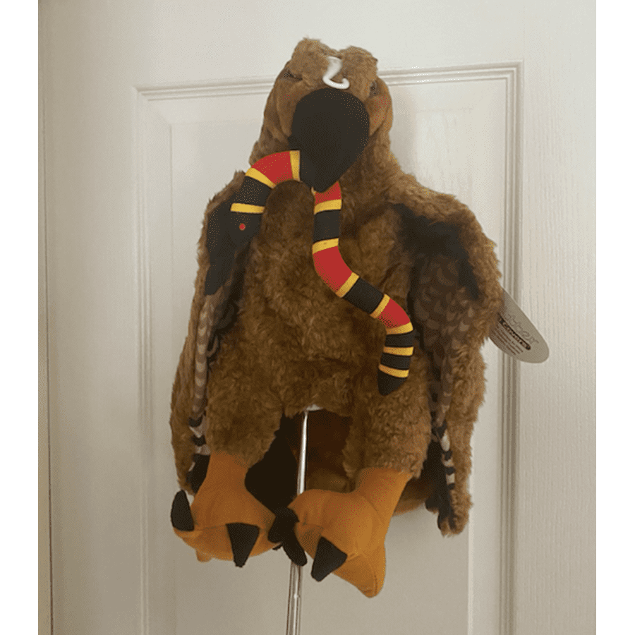 Falcon with snake in its beak Critter Club Cover