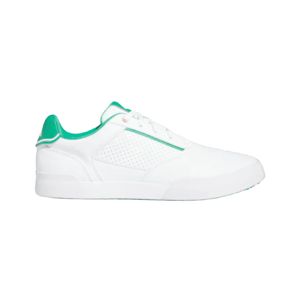 Adidas Retrocross Spikeless Golf Shoes - White/Green