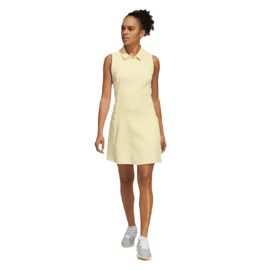 Adidas Go-To Sleeveless Golf Dress - Yellow