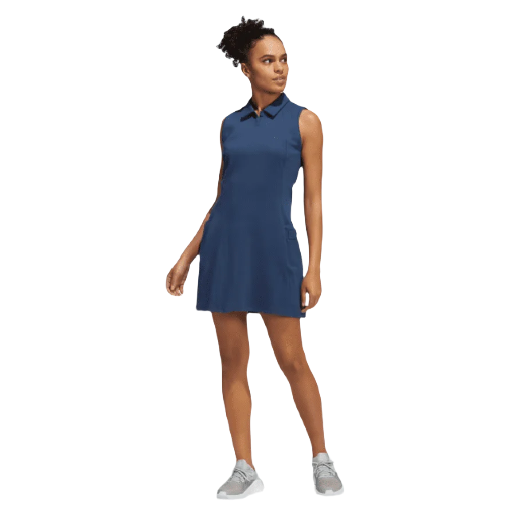 Adidas Go-To Sleeveless Golf Dress - Navy