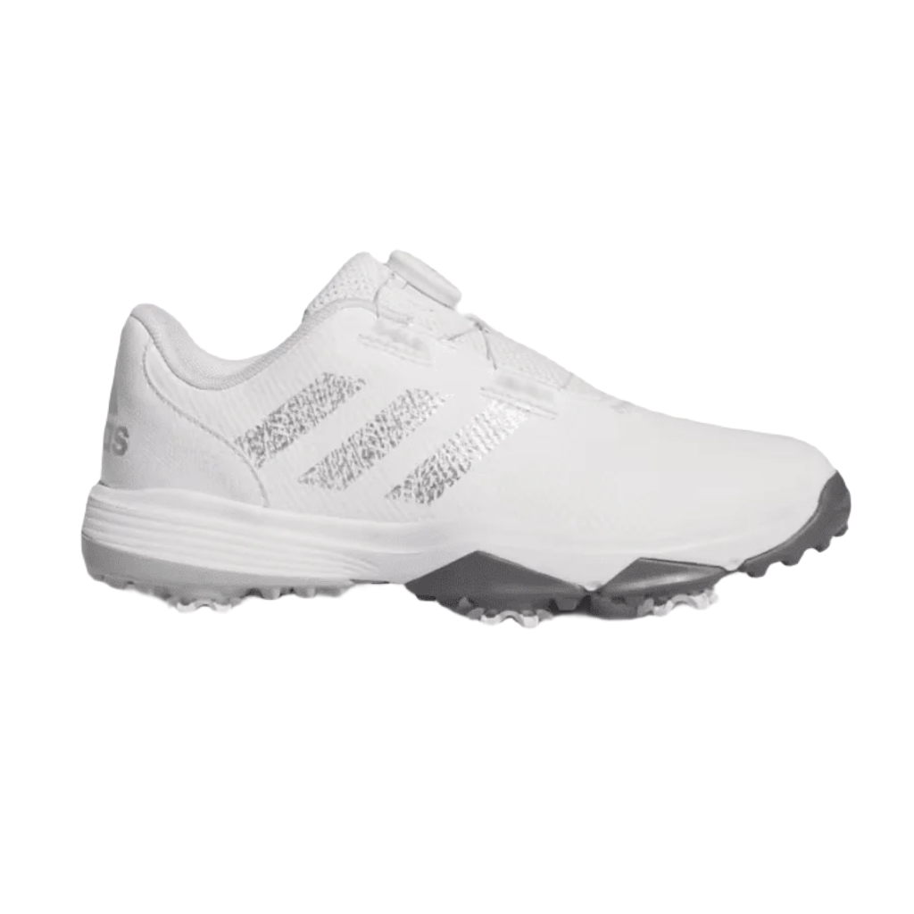 Adidas Junior's Codechaos 22 BOA Golf Shoes - White