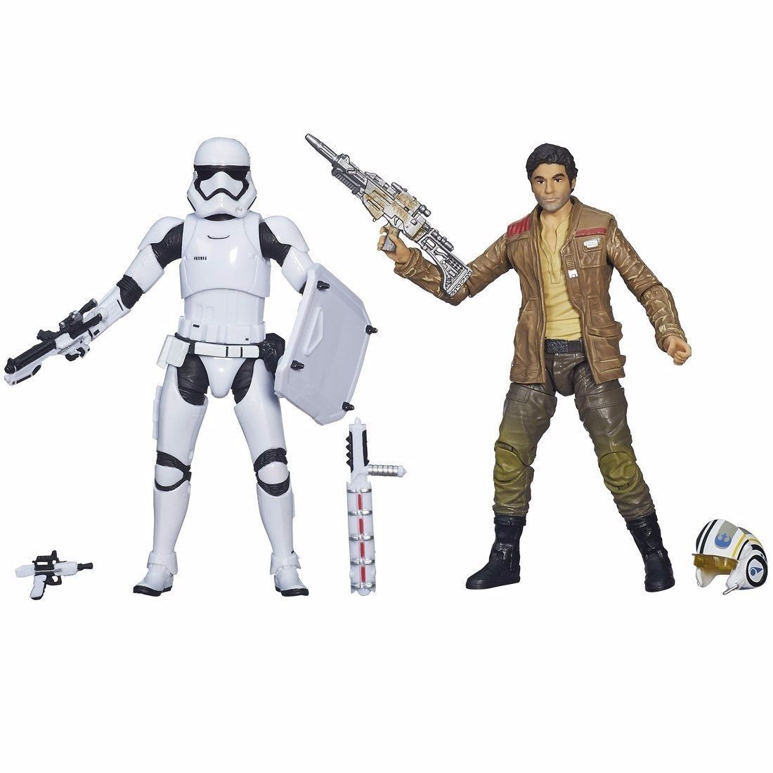 Star Wars The Force Awakens Black Series Poe Dameron & Stormtrooper Takara Tomy