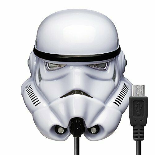 Starwars Micro Usb Connector 1.5m Ac Charger 2a Storm Trooper Pg-dac350st