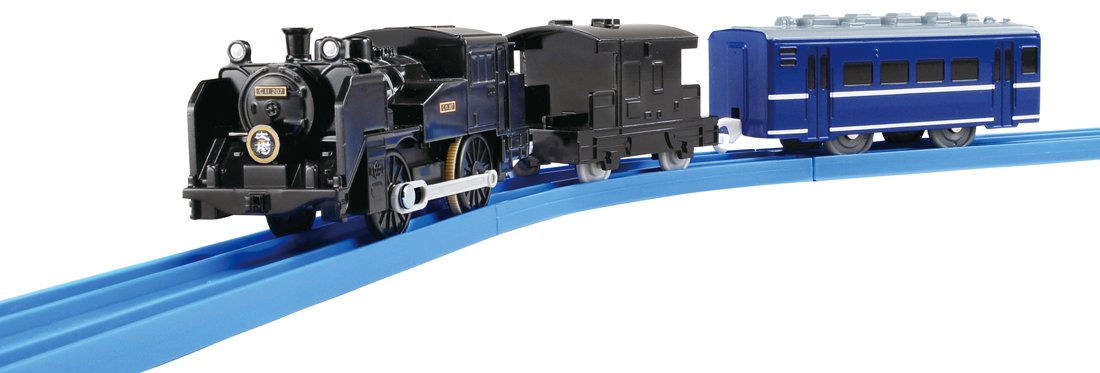 Takara Tomy Pla-Rail Plarail S-51 Steam Locomotive Sl Taiju Plastic Train Toys