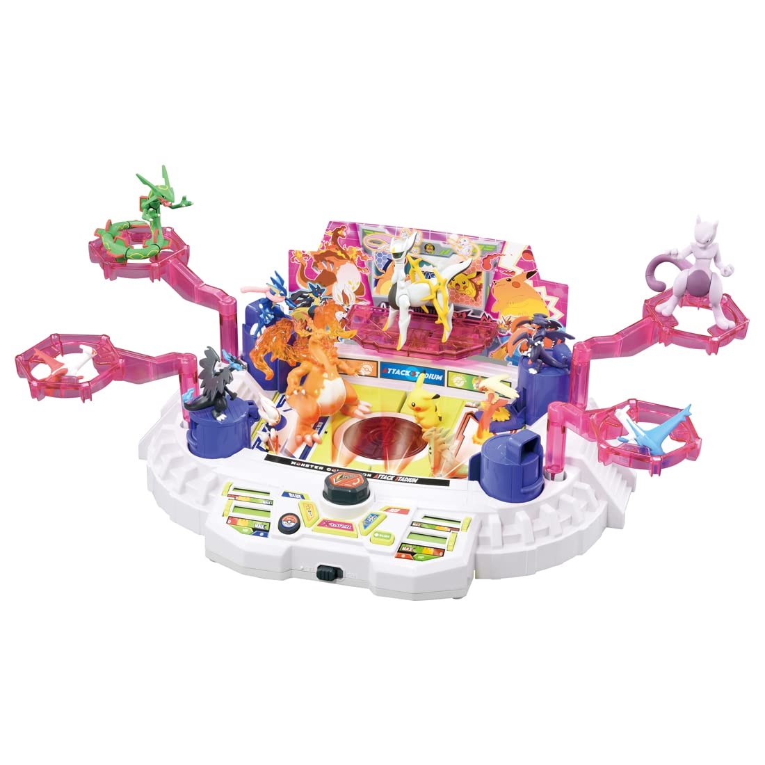 Takara Tomy  Pokémon Moncolle Fierce Battle! Attack Stadium  Pokemon Toys Ages 4 And Up Toy Safety Standard Passed St Mark Certified Pokemon Takara Tomy